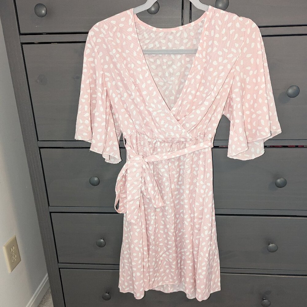 Pale pink dress, size small